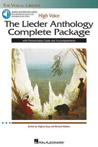 Lieder Anthology Complete Package - High Voice Book/Online Audio