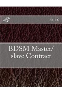 BDSM Master/slave Contract