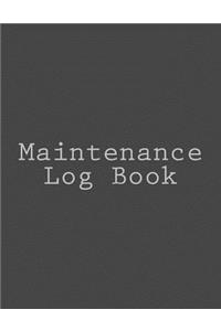 Maintenance Log Book