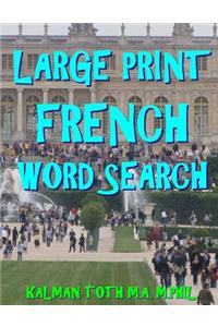 Large Print French Word Search