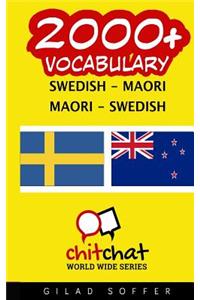 2000+ Swedish - Maori Maori - Swedish Vocabulary