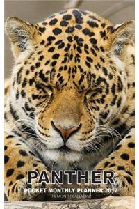 Panther Pocket Monthly Planner 2017