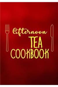 Afternoon Tea Cookbook: Blank Recipe Cookbook Journal V2