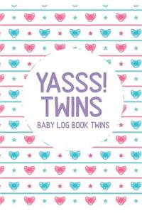 Baby log book twins Yasss! Twins