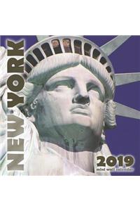 New York 2019 Mini Wall Calendar