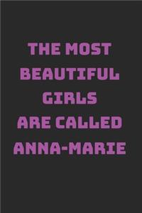 Anna-Marie Girl Woman Notebook