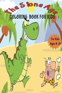 Stone Age Coloring Book for Kids