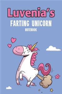 Luvenia's Farting Unicorn Notebook