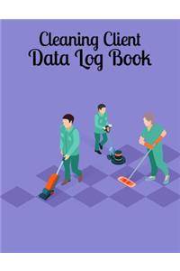 Cleaning Client Data Log Book