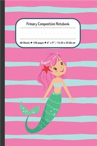 Mermaid Primary Composition Notebook