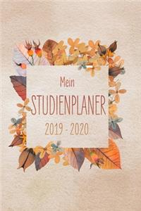 Mein Studienplaner 2019 - 2020: 174 vorgefertigte Seiten - ca. DIN A5 - Timer, Terminplaner und Studentenplaner von Oktober 2019 bis Dezember 2020 - Semesterkalender für jedes Stud