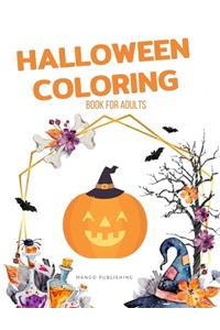 Halloween Coloring Book For Adults