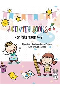 Activity books for kids ages 4-8