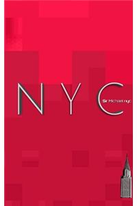 NYC iconic Chrysler building ruby red creative blank journal $ir Michael designer limited edition