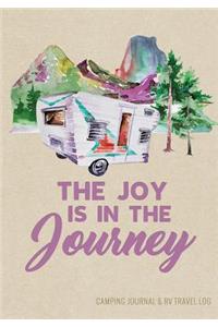 Camping Journal & RV Travel Logbook, Vintage Camper Journey