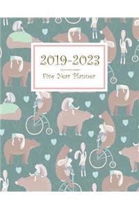 2019-2023 Bear and Rabbit Five Year Planner