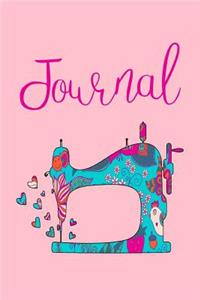 Quilters Notebook: Lined Sewing Journal