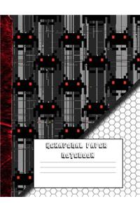 Hegagonal paper notebook