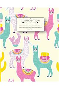 Wide ruled Composition notebook