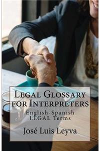 Legal Glossary for Interpreters