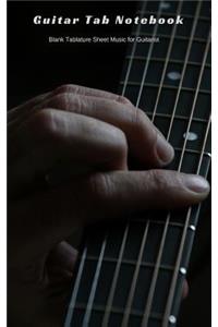 Guitar Tab Notebook Blank Tablature Sheet Music for Guitarist