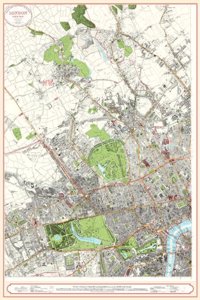 London Street Map 1863 - North West