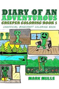 Diary of an Adventurous Creeper Coloring Book 1