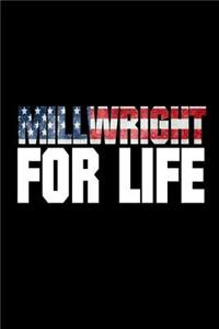 Millwright For Life: US Flag Millwright Pride Gift Notebook