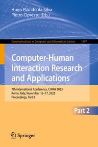 Computer-Human Interaction Research and Applications