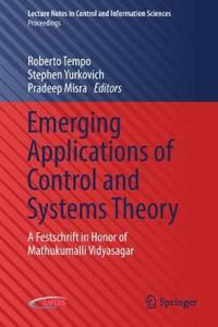 Emerging Applications of Control and Systems Theory