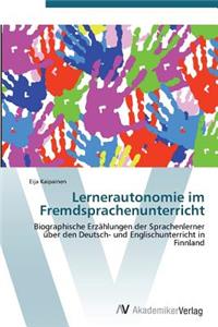 Lernerautonomie im Fremdsprachenunterricht