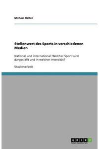 Stellenwert des Sports in verschiedenen Medien