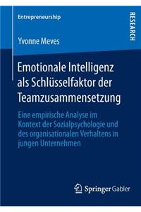 Emotionale Intelligenz ALS Schlüsselfaktor Der Teamzusammensetzung