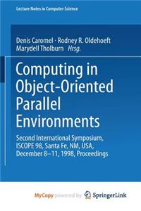 Computing in Object-Oriented Parallel Environments