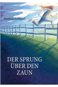 Sprung über den Zaun