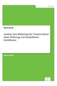 Ansätze zum Marketing für 
