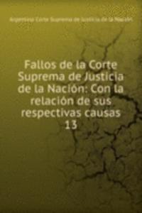 Fallos de la Corte Suprema de Justicia de la Nacion