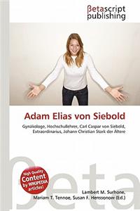Adam Elias Von Siebold