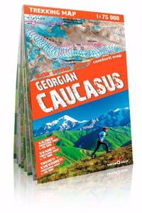terraQuest Trekking Map Georgian Caucasus