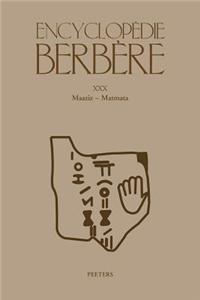 Encyclopedie Berbere. Fasc. XXX