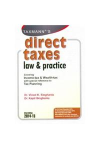 Direct Taxes Law And Practice