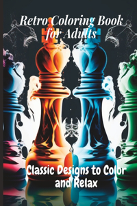 Retro Coloring Book for Adults