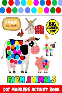 Dot Markers Activity Book Farm Animals