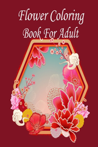 Flower Coloring Book for Adult