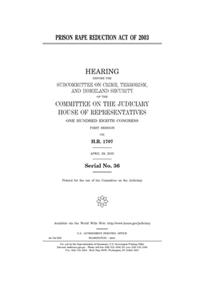 Prison Rape Reduction Act of 2003