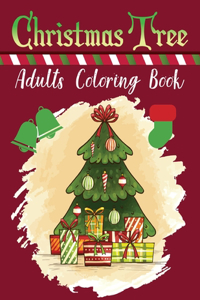Christmas Tree Adults Coloring Book