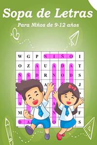 Sopa de letras para Niños de 9-12 años