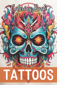 Tattoos Coloring Book for Adults