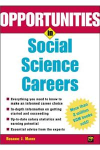 Opportunities in Social Science Careers