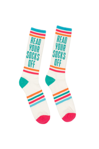 Read Your Socks Off Gym Socks - Small